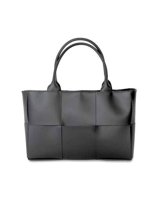 Hadley – Chic Woven Leather Tote Bag for Women