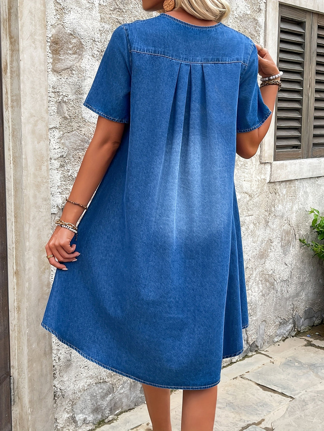 Azure Breeze – Casual Summer Dress for Women