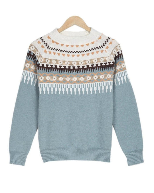 COSETTE | NORDIC PATTERN SWEATER