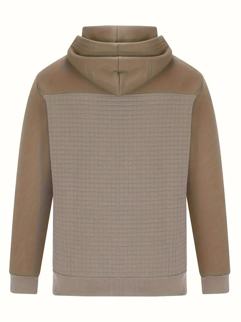Darius – Quilted Casual Hoodie for Men