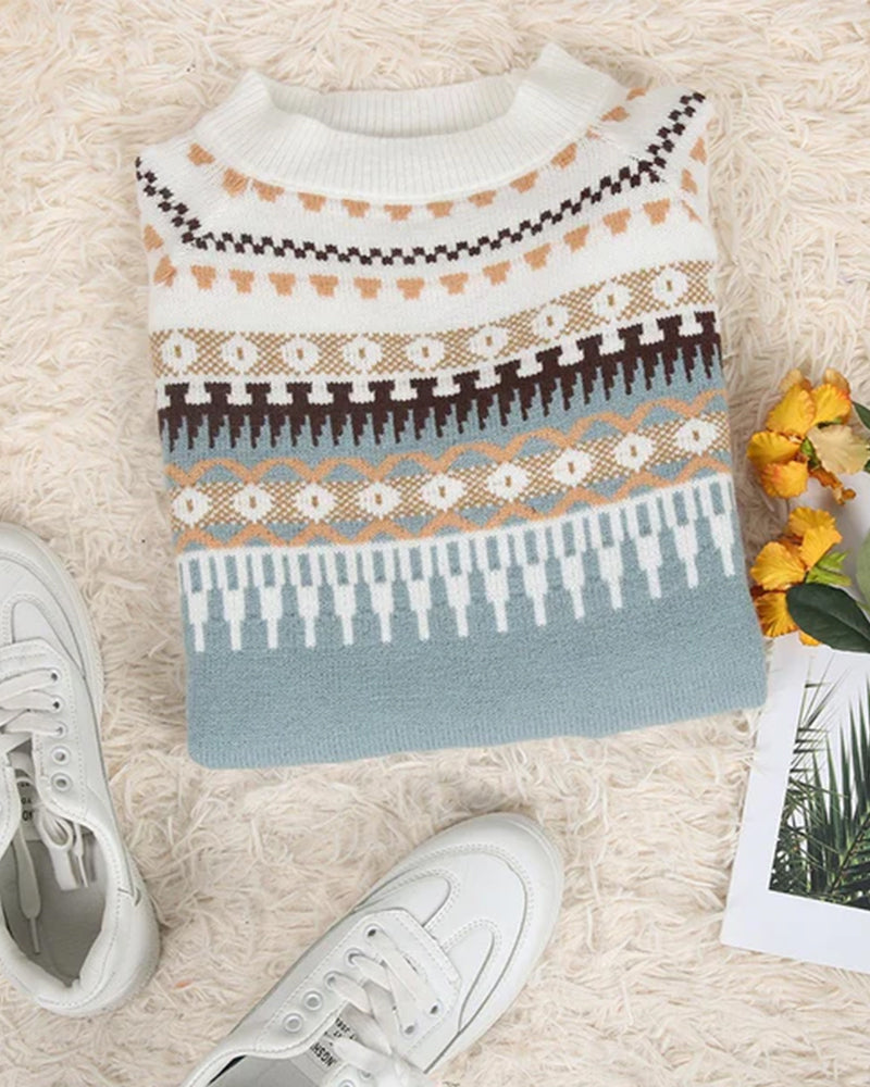COSETTE | NORDIC PATTERN SWEATER