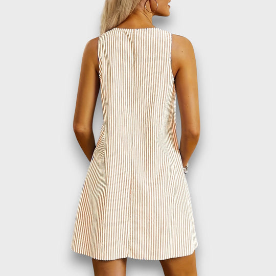 Mariva – Striped Summer Dress with Pockets