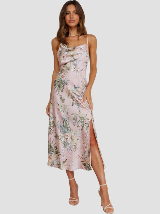 Luella – Floral Print Midi Dress for Women