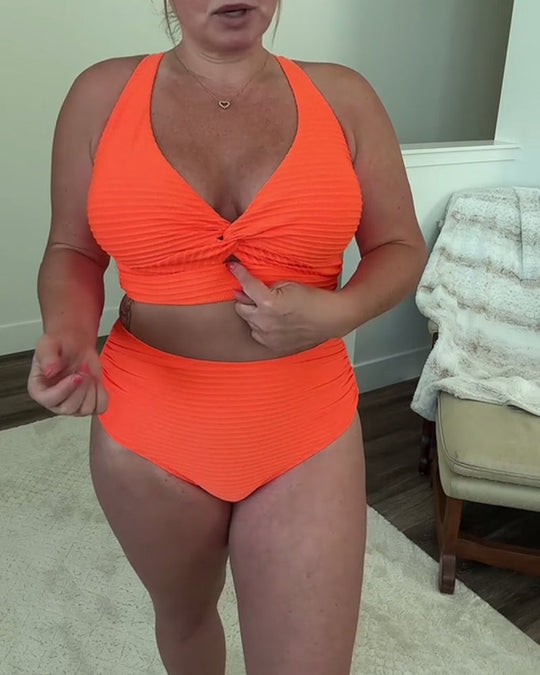 Brivaya – ContourTwist High-Waist Bikini Set