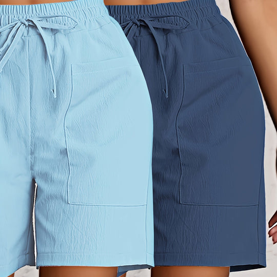 Mika – Lightweight Drawstring Shorts for Women