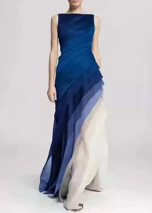 Anneliese – Ombre Tulle Panel Gown
