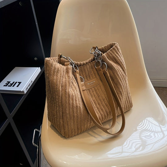 Gio - Soft corduroy shoulder bag