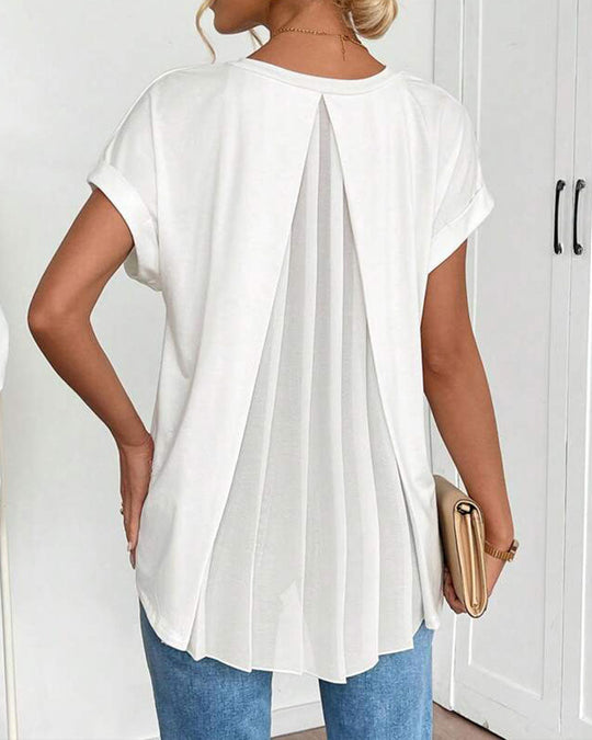 Casavie – FlowEase Pleated Tunic Tee