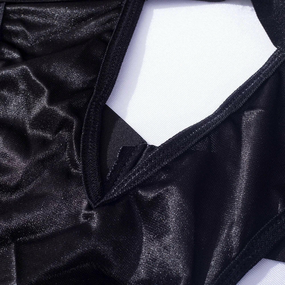Nyra – Satin Straps Bodysuit for Women