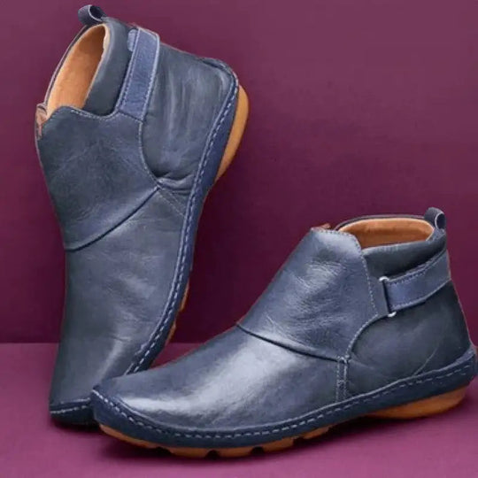 Nanne – Casual Leather Ankle Boots for Women