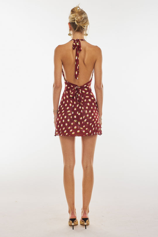 Brea – Halter Neck Mini Dress for Women