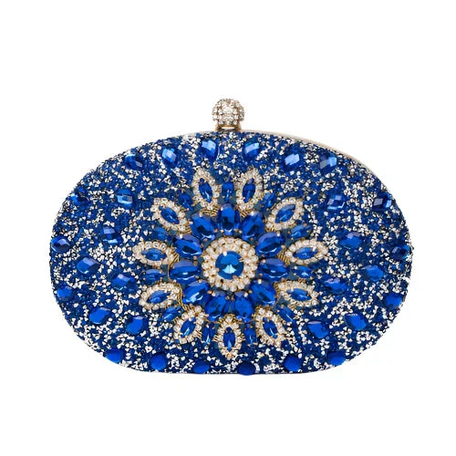 Lyla – Elegant Crystal-Embellished Clutch for Women