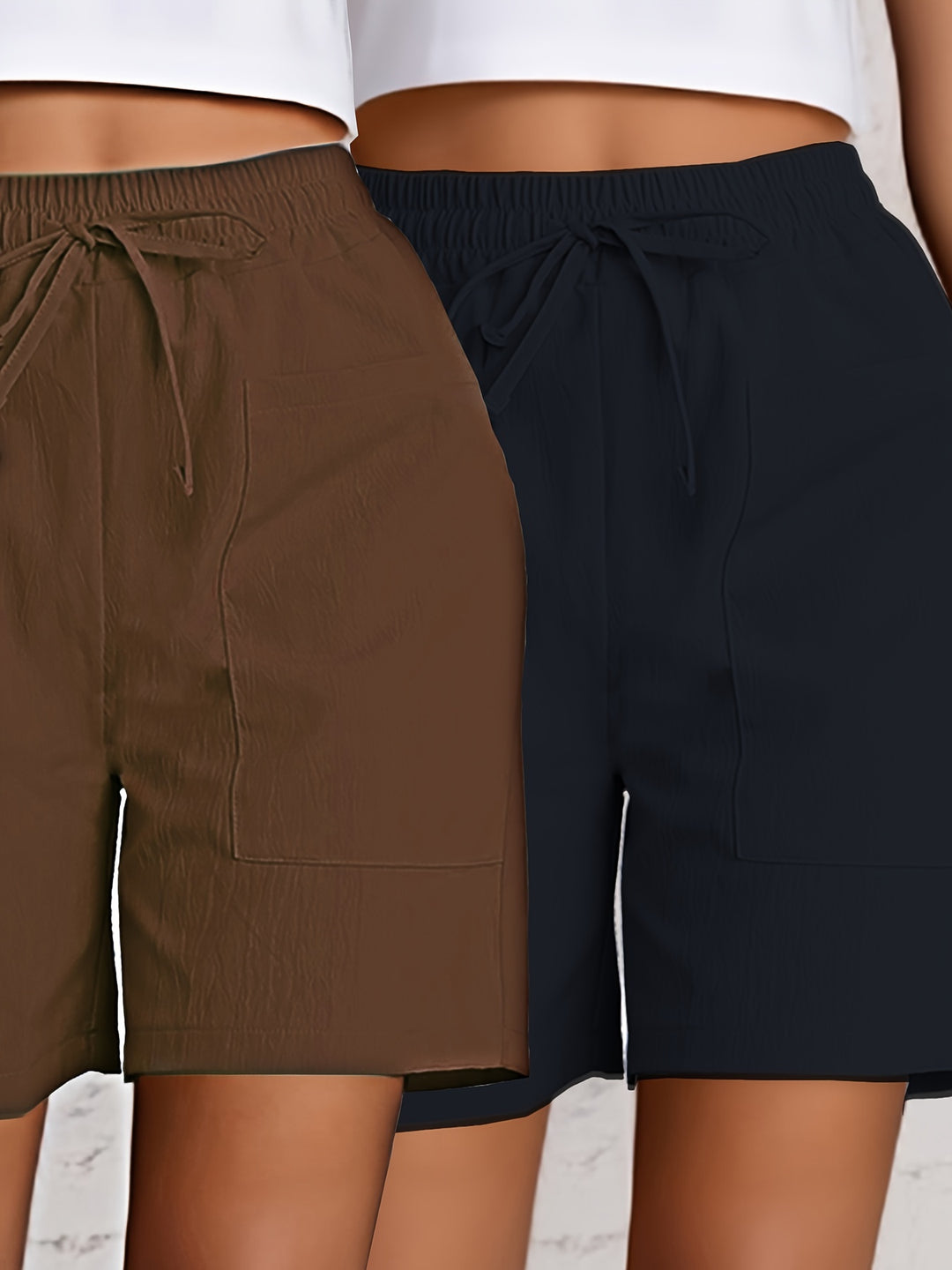 Mika – Lightweight Drawstring Shorts for Women