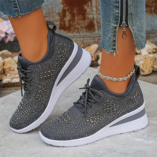 Cyan – Lightweight Knit Sneakers for Women