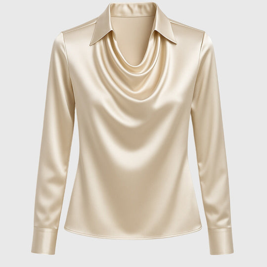 Samaire – Elegant Satin Blouse for Women