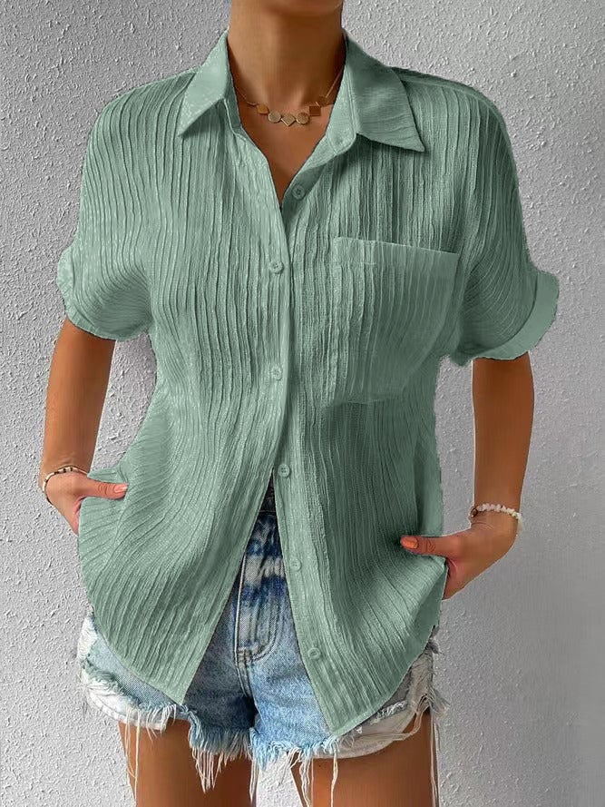 Mirae – Textured Breeze Summer Shirt