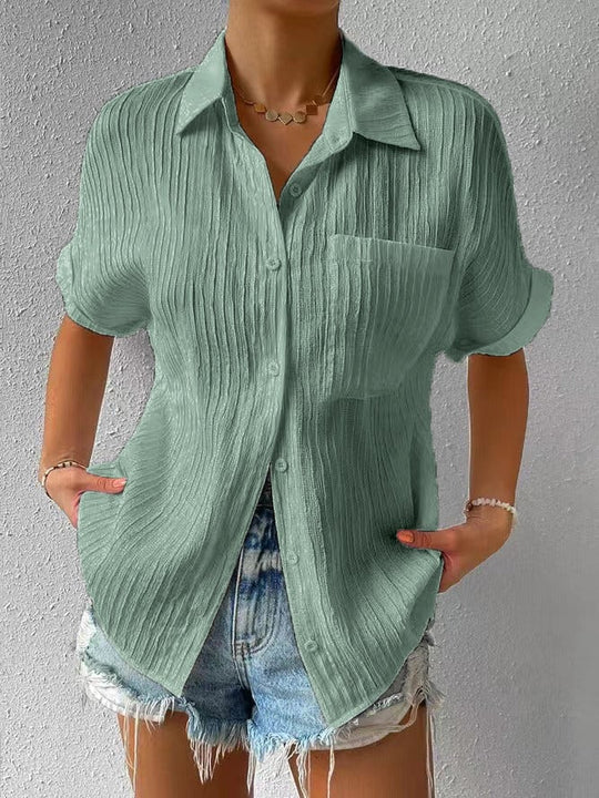 Mirae – Textured Breeze Summer Shirt