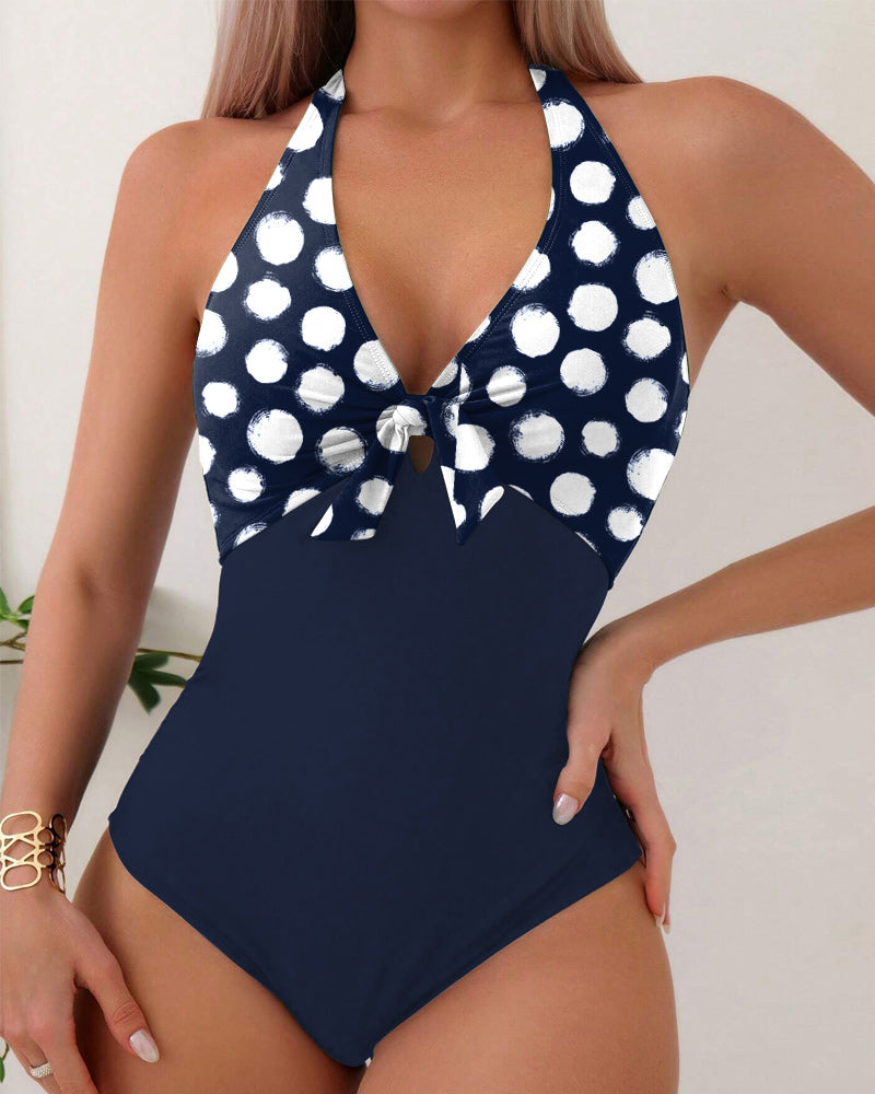 Antonina – Retro Dot One-Piece for Women