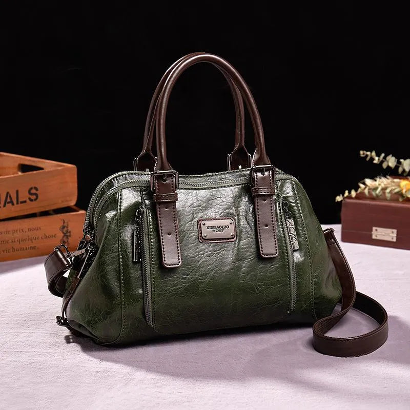 Angela – Women’s Vintage Leather Satchel