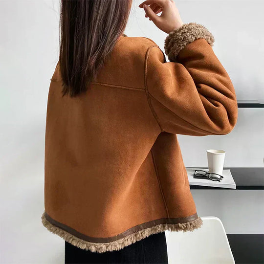 Terra – Faux Shearling Lined Jacket for Women