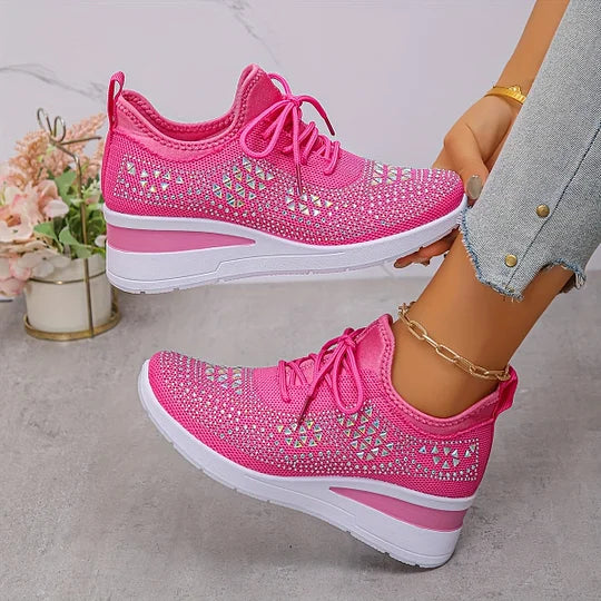 Cyan – Lightweight Knit Sneakers for Women