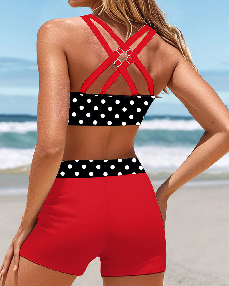 Dottie – Retro Polka Dot Swim Set for Woman