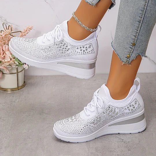 Cyan – Lightweight Knit Sneakers for Women