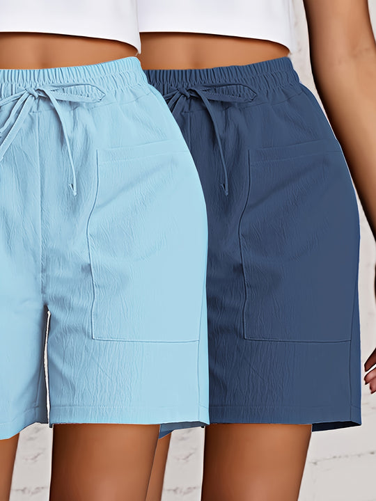 Mika – Lightweight Drawstring Shorts for Women