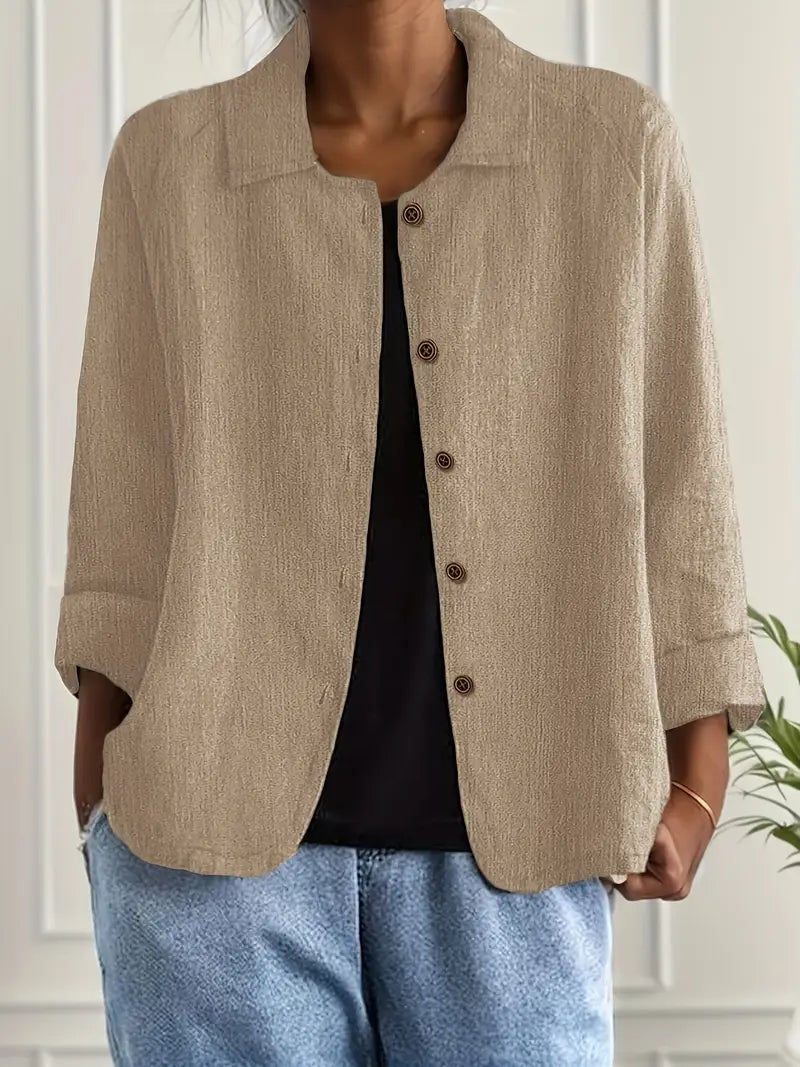 Zelda – Lightweight Button-Up Cardigan for Women