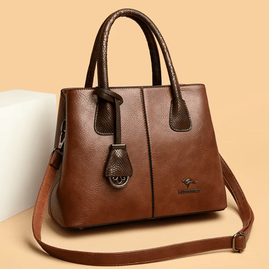 Bryce – Two-Tone Leather Tote for Women