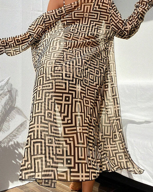 Nonna – 3-Piece Geometric Lounge & Beach Set