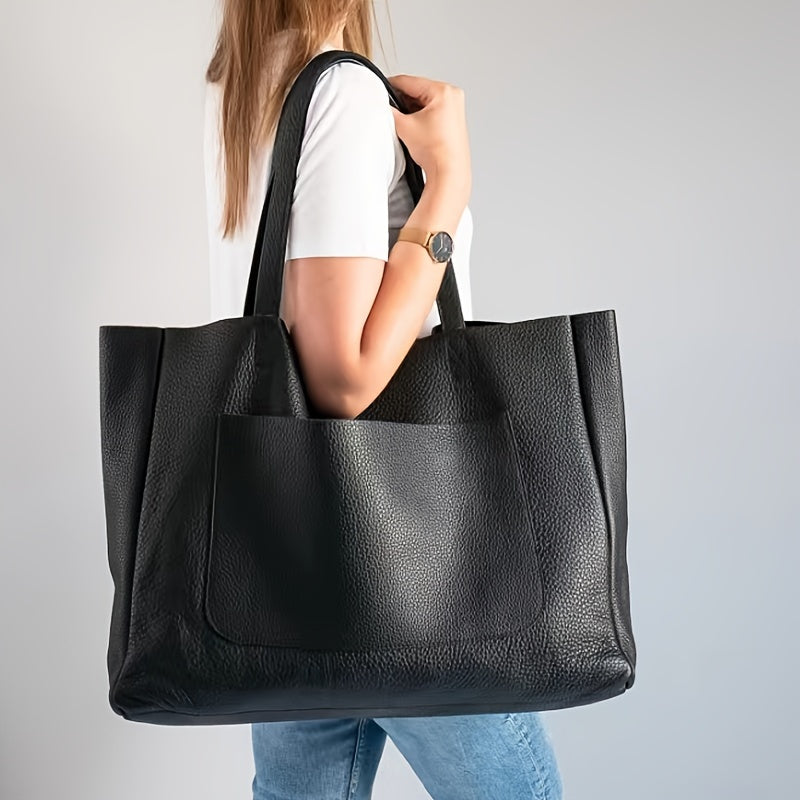 Elora – Luxe Leather Tote Bag for Women