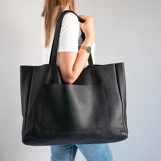 Elora – Luxe Leather Tote Bag for Women