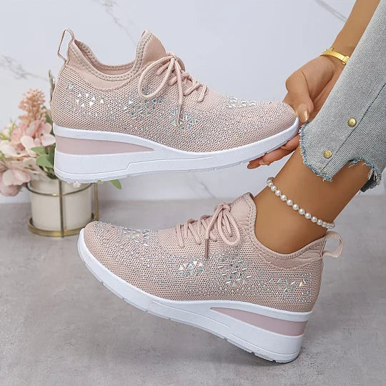 Cyan – Lightweight Knit Sneakers for Women