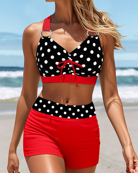 Dottie – Retro Polka Dot Swim Set for Woman