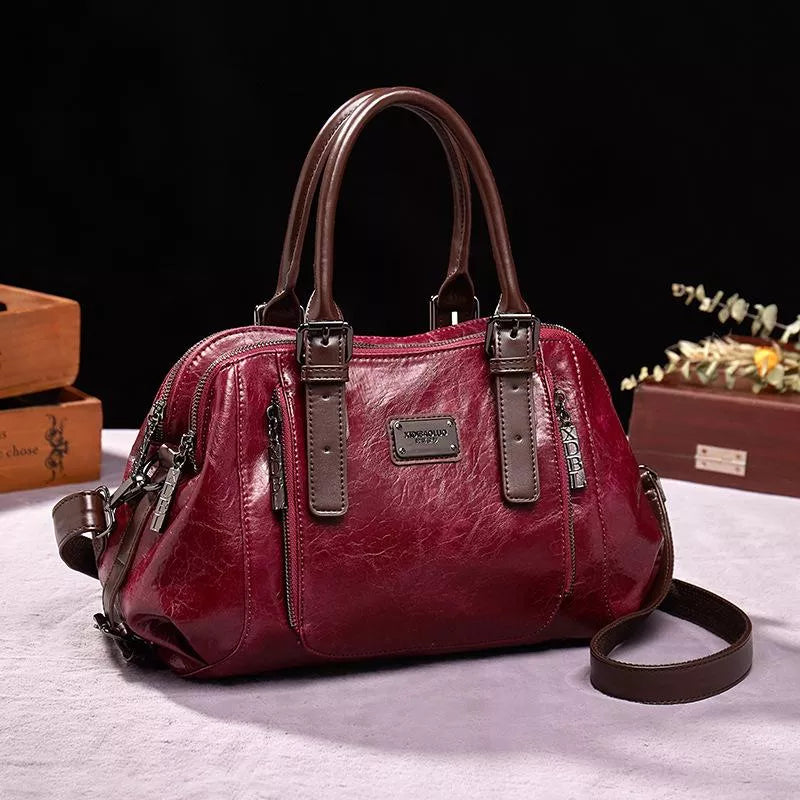 Angela – Women’s Vintage Leather Satchel