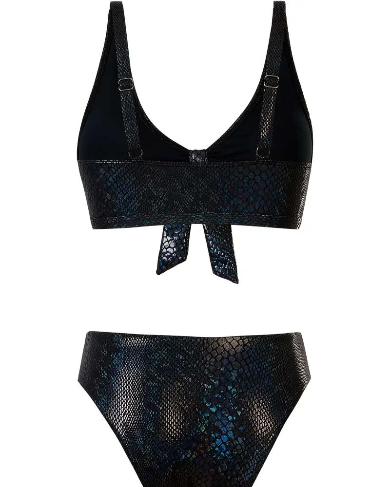 Zeva – Iridescent Knot Bikini Set