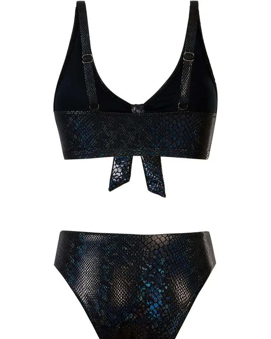 Zeva – Iridescent Knot Bikini Set