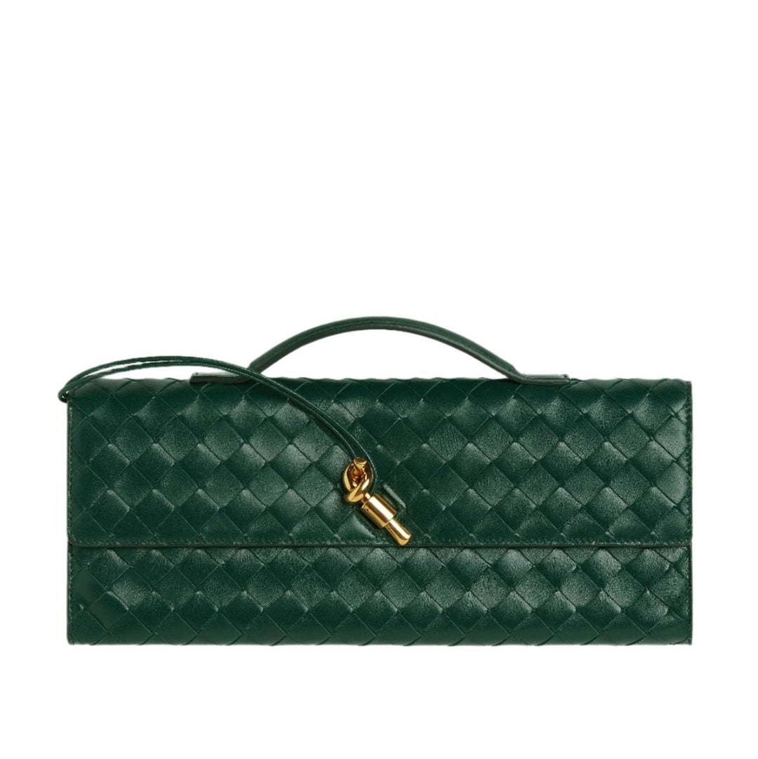 Parker – Sophisticated Woven Leather Clutch for Women