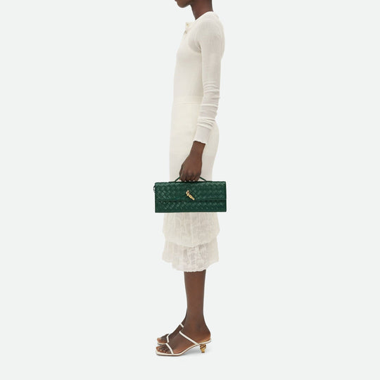 Parker – Sophisticated Woven Leather Clutch for Women