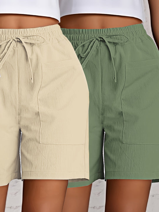 Mika – Lightweight Drawstring Shorts for Women