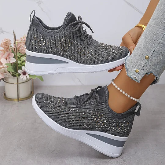 Cyan – Lightweight Knit Sneakers for Women