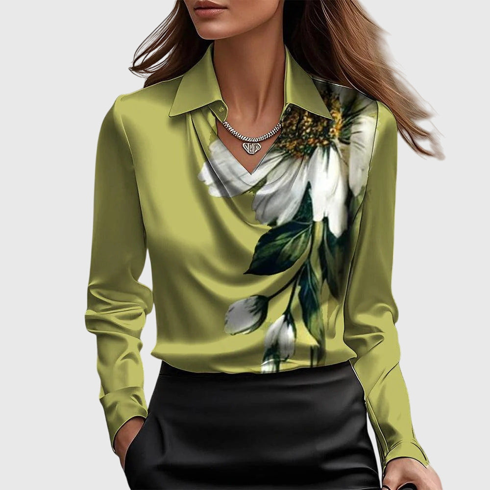 Samaire – Elegant Satin Blouse for Women