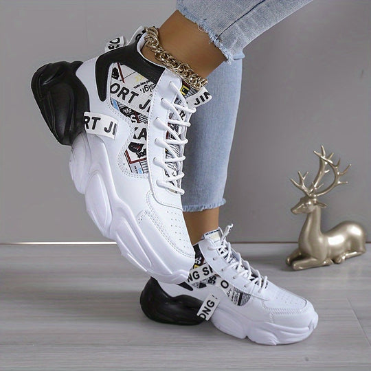 Novalie - StridePop High-Top Sneakers