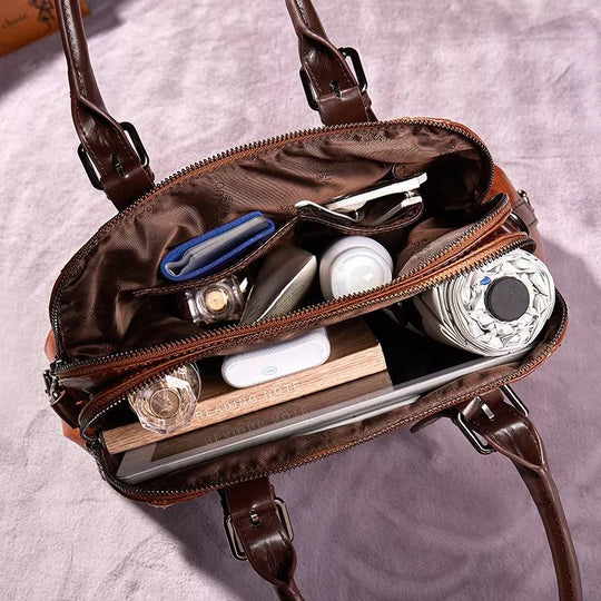 Angela – Women’s Vintage Leather Satchel