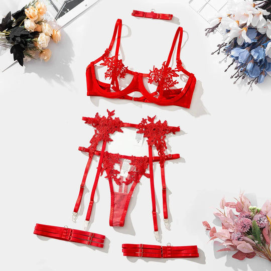 Nadine – Bloom Lace Lingerie Set
