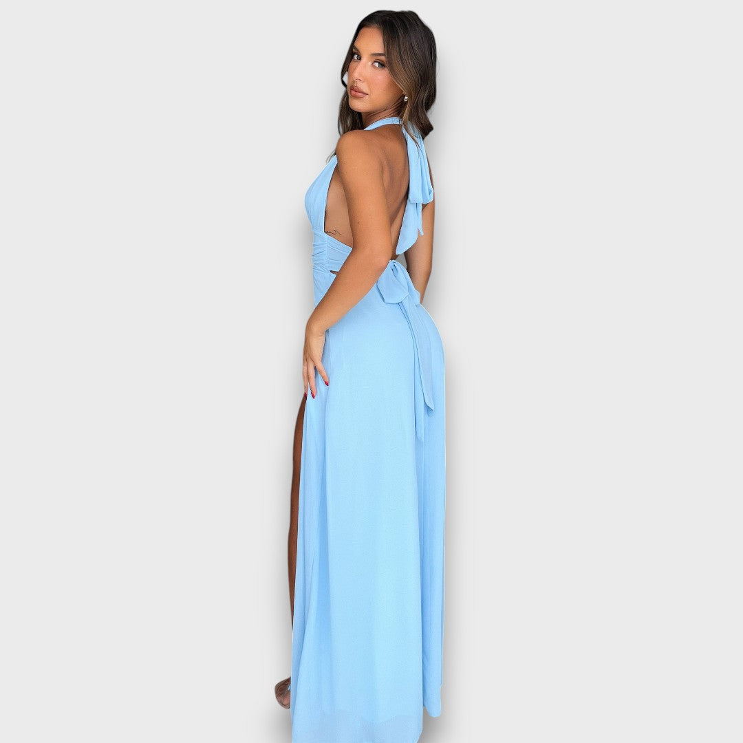 Elenoré – Maxi Dress with Deep Slit