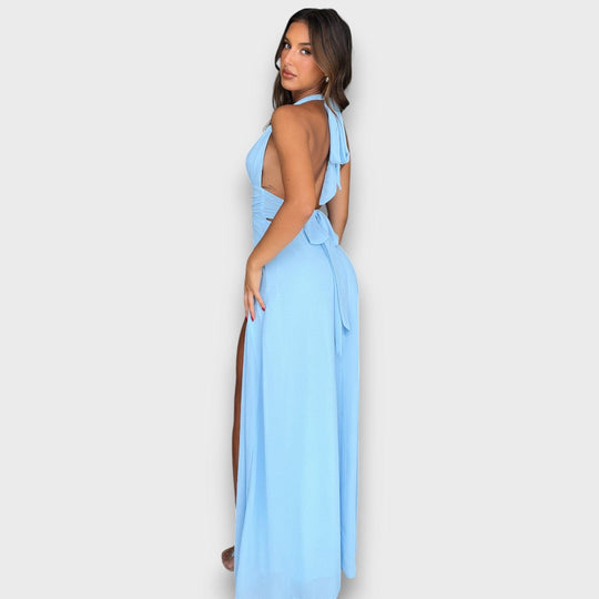 Elenoré – Maxi Dress with Deep Slit