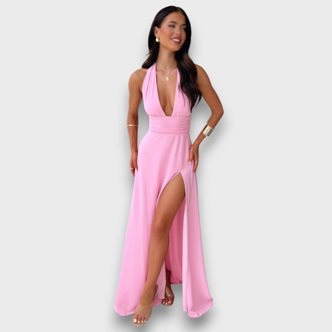 Elenoré – Maxi Dress with Deep Slit