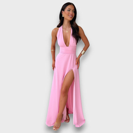 Elenoré – Maxi Dress with Deep Slit